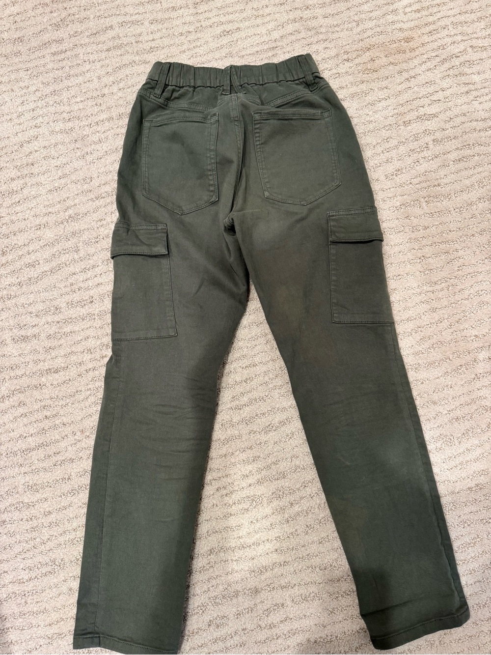 Good American Women's Olive Green Cargo Jeans